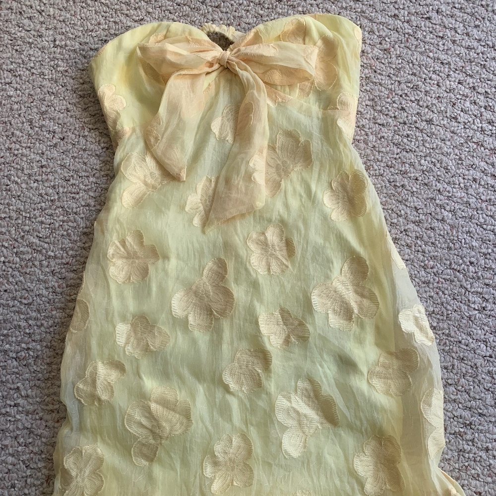 Women’s strapless dress